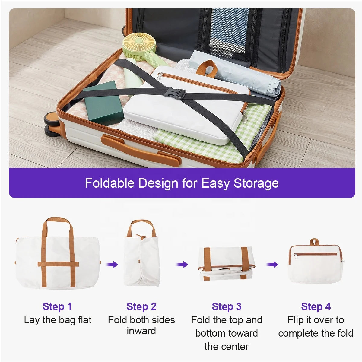Lightweight Large Capacity Foldable Duffle Bag